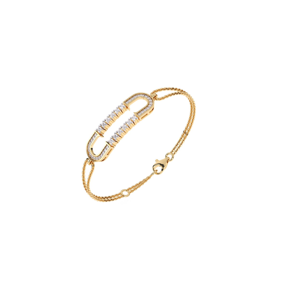Rose Gold Stylish Charm Adjustable Free Size Designer Bracelet